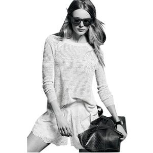 J Crew Pleated eyelet womens skort